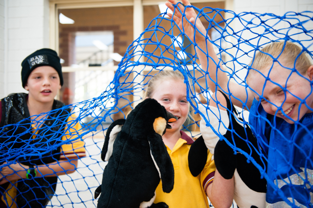 children roleplaying