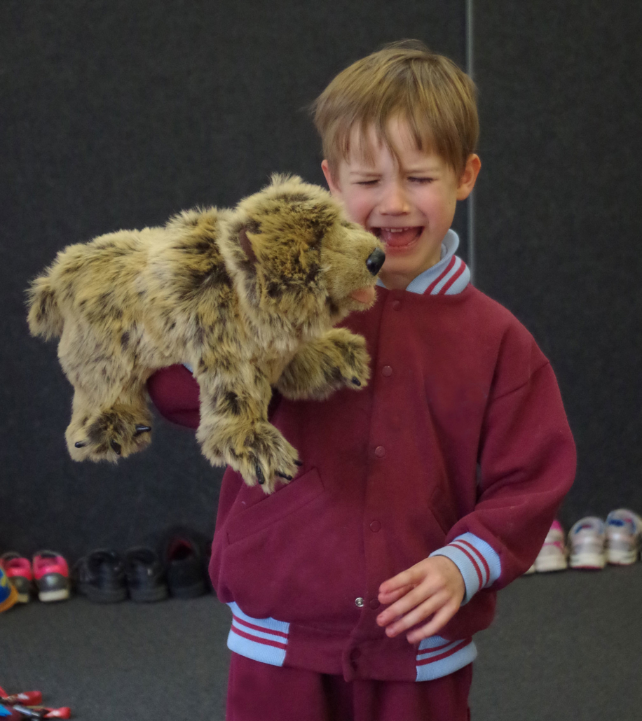 students roleplaying